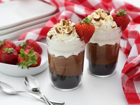 Chocolate Hazelnut Cheesecake in a Jar