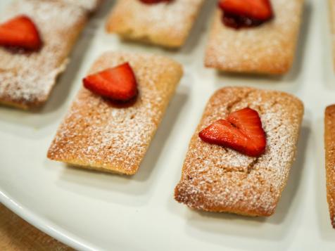 Peanut Butter and Jelly Financiers Cakes