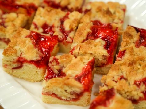 Almond and Strawberry Jam Bars