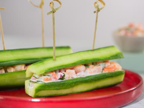 Cucumber Shrimp Breadless Hoagie