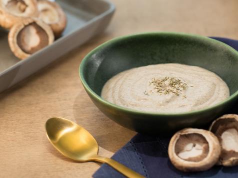 Roasted Mushroom Sheet Pan Soup