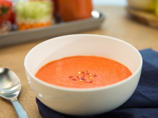 Creamy Vegan Tomato Sheet Pan Soup Recipe Food Network