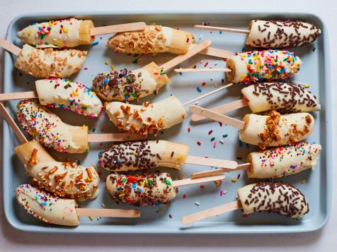 Frozen Chocolate-Covered Bananas