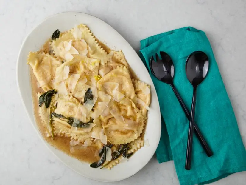 Butternut Squash Ravioli with Brown Butter Sage Sauce Recipe | James ...