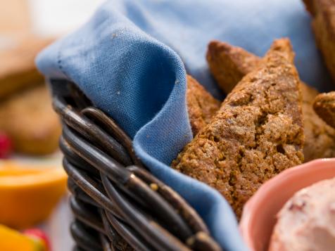 Gingerbread Scones with Cranberry Orange Butter