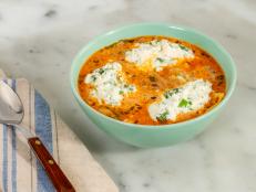 Ree Drummond's dish Lasagna soup, as seen on Food Network.