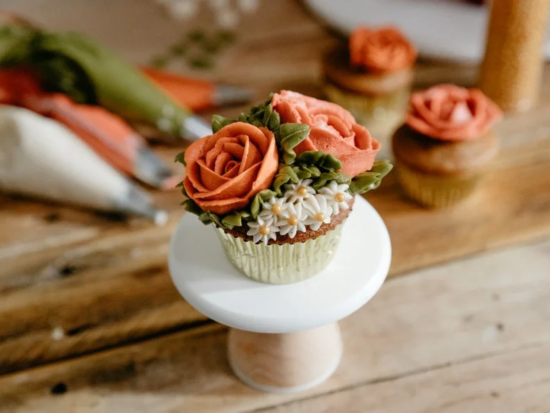 Molly Yeh's pumpkin cupcakes from Girl Meets Farm