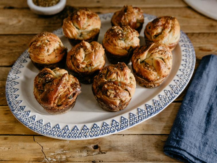 Jumbo Zaatar Babka Muffins Recipe Molly Yeh Food Network