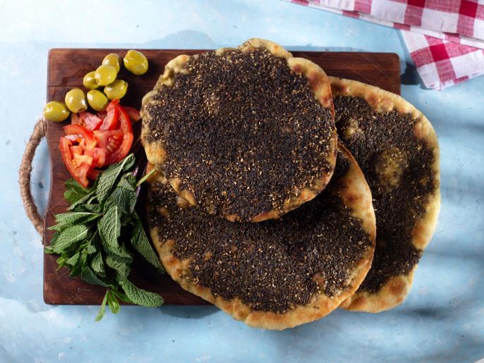 Manakeesh Zaatar Recipe | Food Network