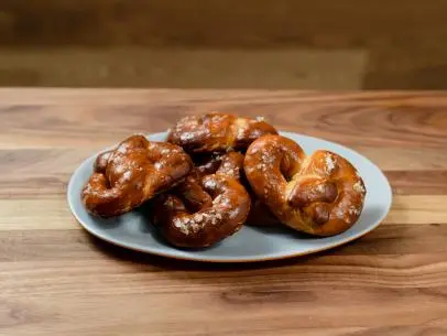 Dan Langan features Amish Soft Pretzels, as seen on Food Network Kitchen Live.