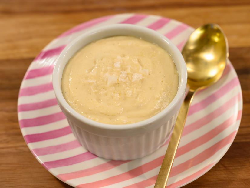Salty butterscotch pudding, as seen on Food Network Kitchen Live.