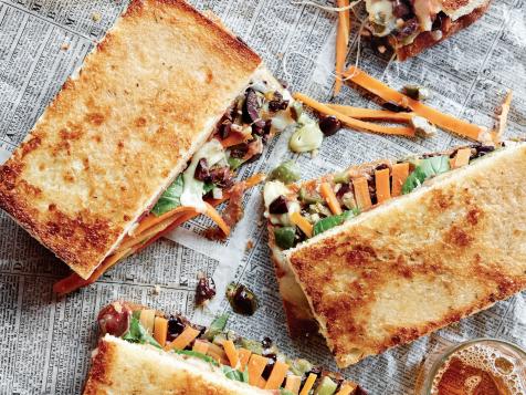 Muffuletta Grilled Cheese