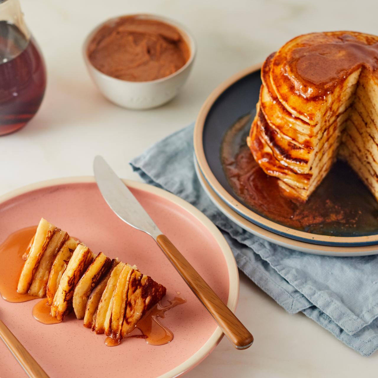 Masa Pancakes with Spiced Butter