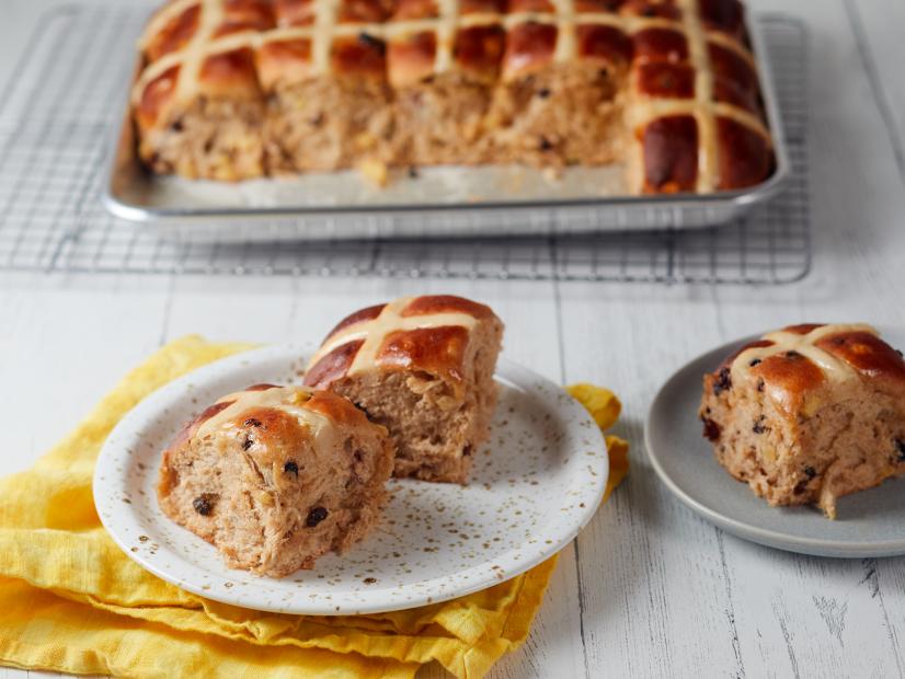 Vallery Lomas's Hot Cross Buns, as seen on Food Network Kitchen