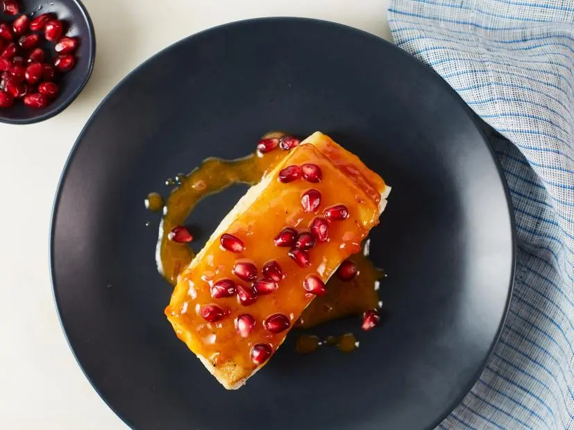 Alejandra Ramos's Pan Seared Chilean Sea Bass in a Blood Orange Butter, as seen on Food Network Kitchen.