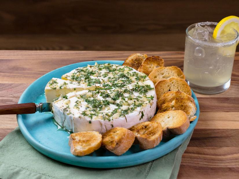 Brian Balthazar features Baked Brie with Lavender Honey and Herbs & Bees Knees Breeze, as seen on Food Network Kitchen Live.