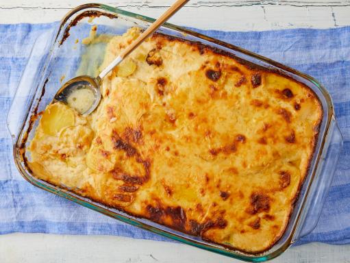 Cheesy Potatoes Gratin Recipe | Anne Burrell | Food Network