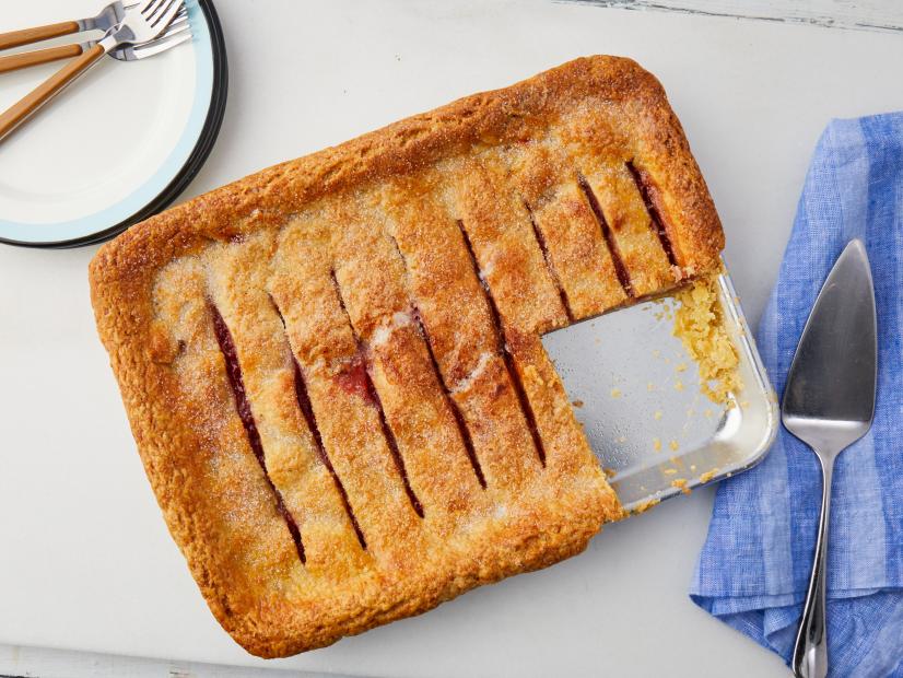 Joanne Chang Strawberry Slab Pie, as seen on Food Network Kitchen.