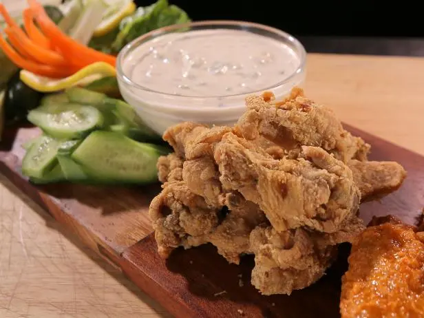 Fried Chicken Wings with Ranch Recipe | Alex Guarnaschelli