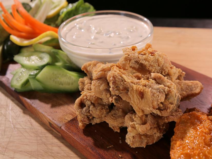 Alex Guarnaschelli Wild Card Wings Sweet and Spicy, as seen on Food Network Kitchen Live.