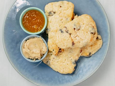 Cherry Scones with Whipped Maple Butter