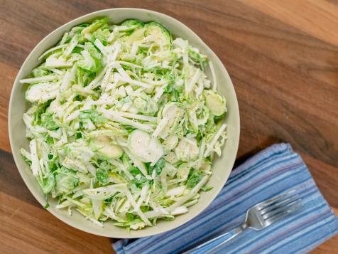 Brussels Sprout, Apple and Pear Slaw