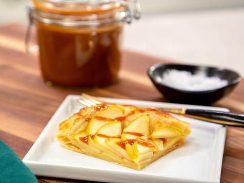 Easy Salted Caramel Apple Tart