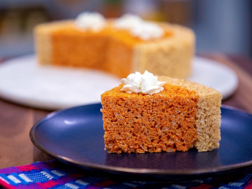 Pumpkin Pie Crispy Rice Treats beauty, as seen on Food Network Kitchen Live.