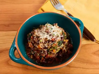 Bolognese with Zucchini Noodles, as seen on Food Network Kitchen Live.