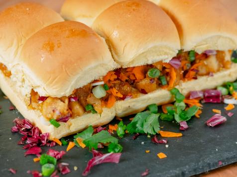 Orange-Glazed Chicken Sliders
