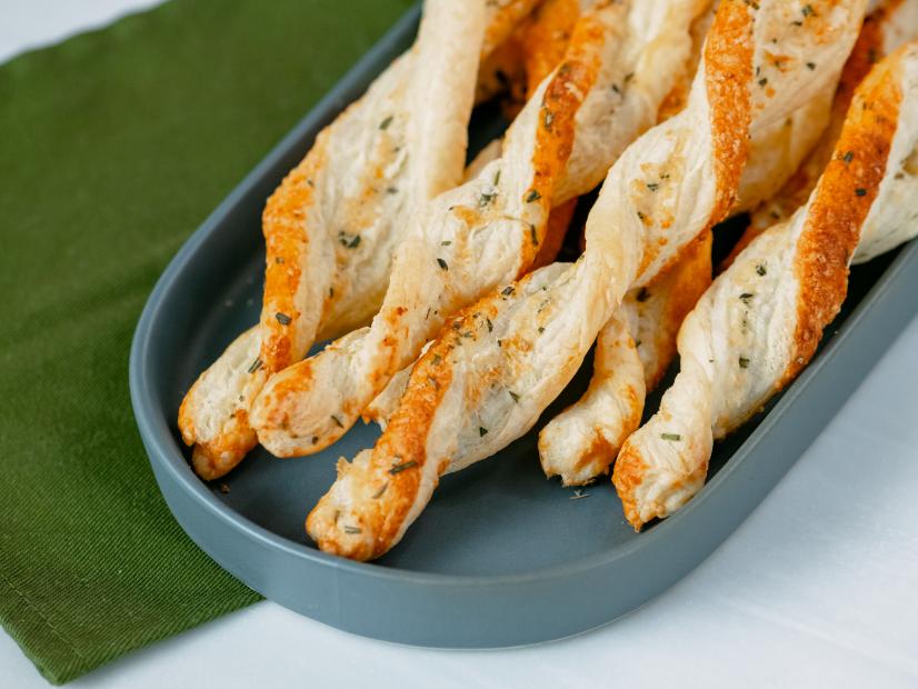 Brian Balthazar features Rosemary-Parmesan Cheese Straws, as seen on Food Network Kitchen Live.