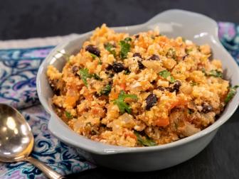 California Style Cauliflower Rice & Beans beauty, as seen on Food Network Kitchen Live.