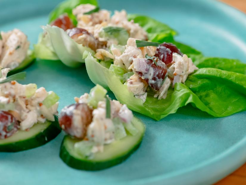 Danielle Sepsy features Healthy Napa Chicken Salad, as seen on Food Network Kitchen Live.