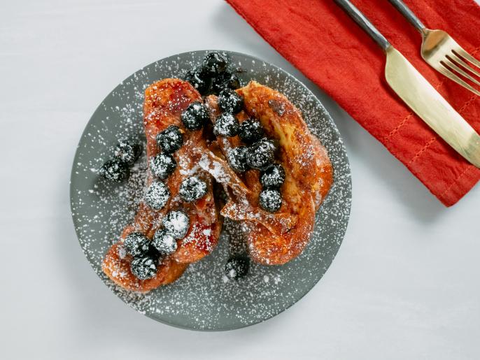 Cherries Jubilee French Toast Recipe Geoffrey Zakarian Food Network