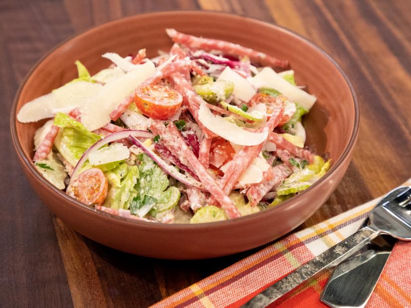 Big Italian Salad w/ Cold Cuts beauty, as seen on Food Network Kitchen Live.