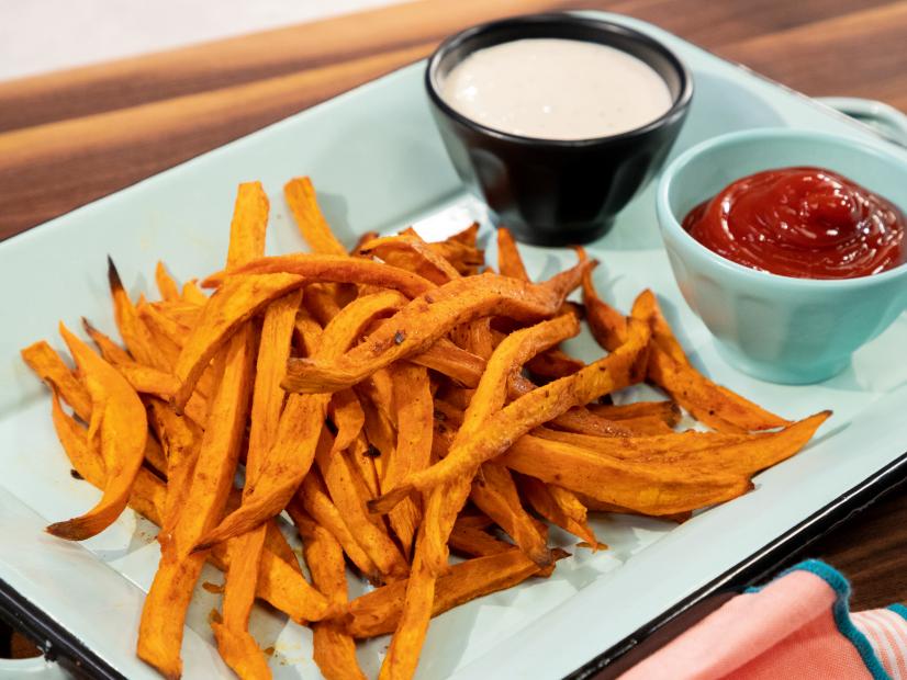 Baked Sweet Potato Fries beauty, as seen on Food Network Kitchen Live.