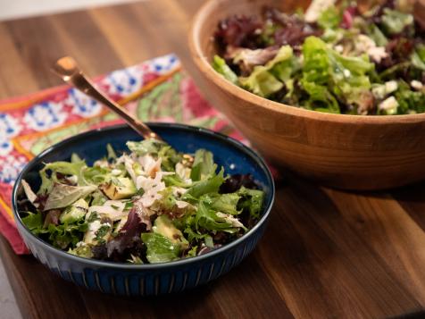 Grilled Avocado and Chicken Salad