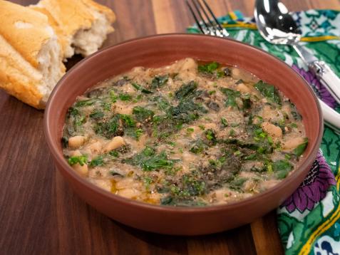 Instant Pot Creamy Beans and Greens