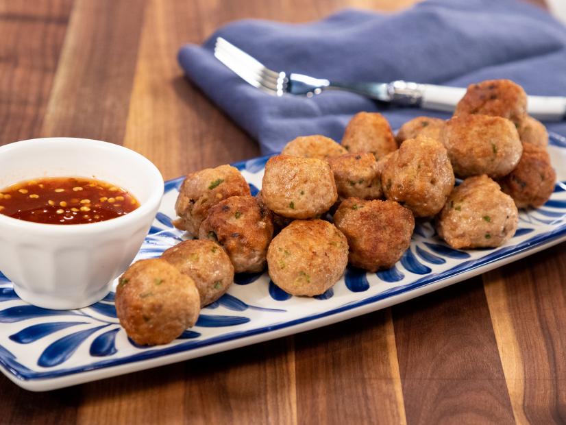 Turkey Meatballs w/ Garlic & Ginger beauty, as seen on Food Network Kitchen Live.