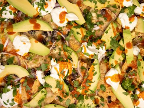 Black Bean Nachos with Monterey Jack, Cotija and Avocado