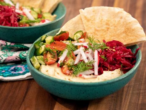 Loaded Vegan Hummus Bowls