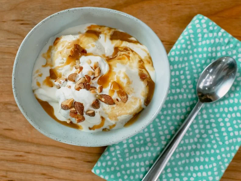 Raquel Pelzel features Miso Butterscotch Sundae, as seen on Food Network Kitchen Live.