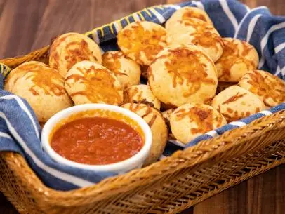 Chewy Cheesy Brazilian Cheese Bread beauty, as seen on Food Network Kitchen Live.