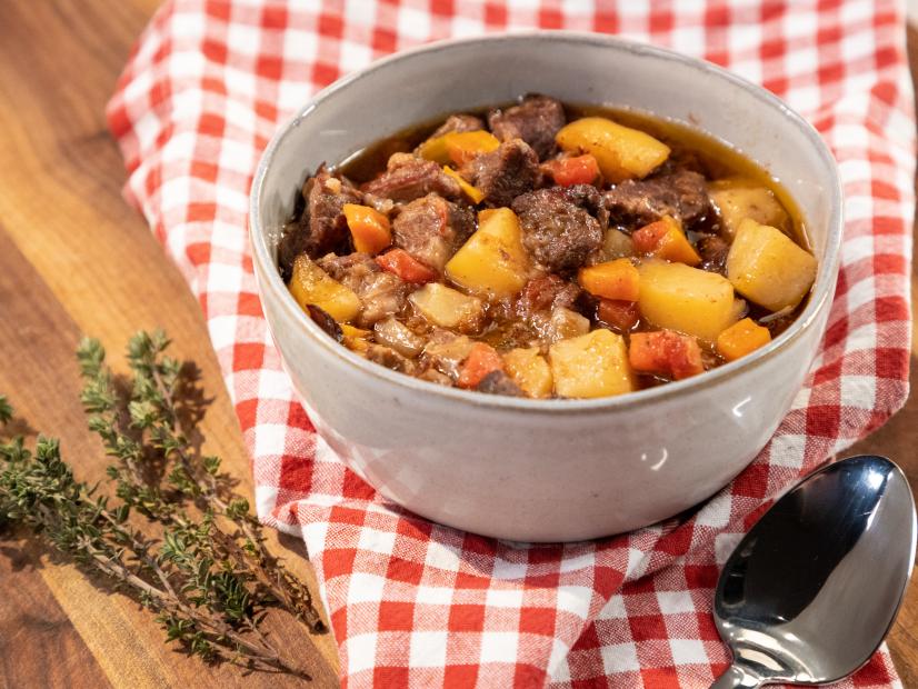 Slow-Cooker Beef Stew beauty, as seen on Food Network Kitchen Live.
