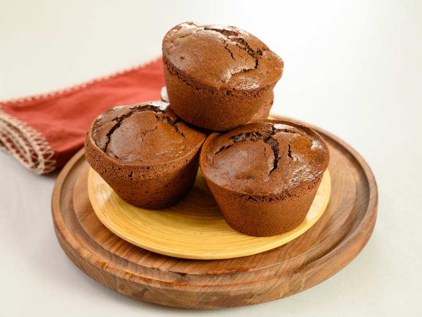 Giant Flourless Chocolate Cashew Muffins, as seen on Food Network Kitchen Live.