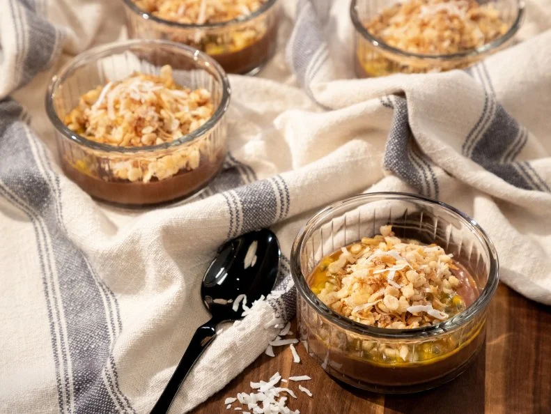 Chocolate Coconut Pudding beauty, as seen on Food Network Kitchen Live.
