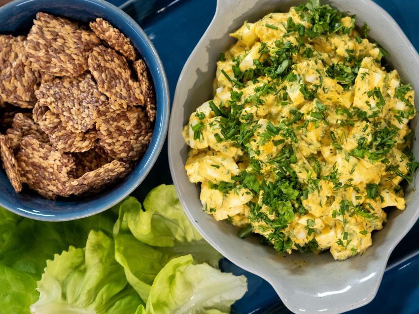Herb & Turmeric Egg Salad beauty, as seen on Food Network Kitchen Live.