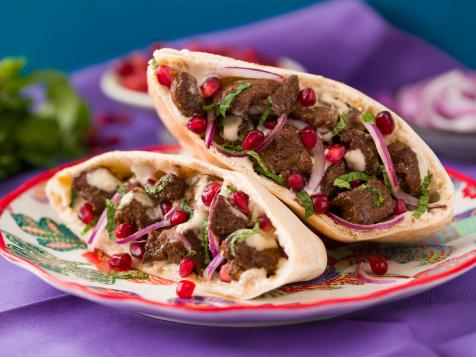Tahini and Pomegranate Lamb