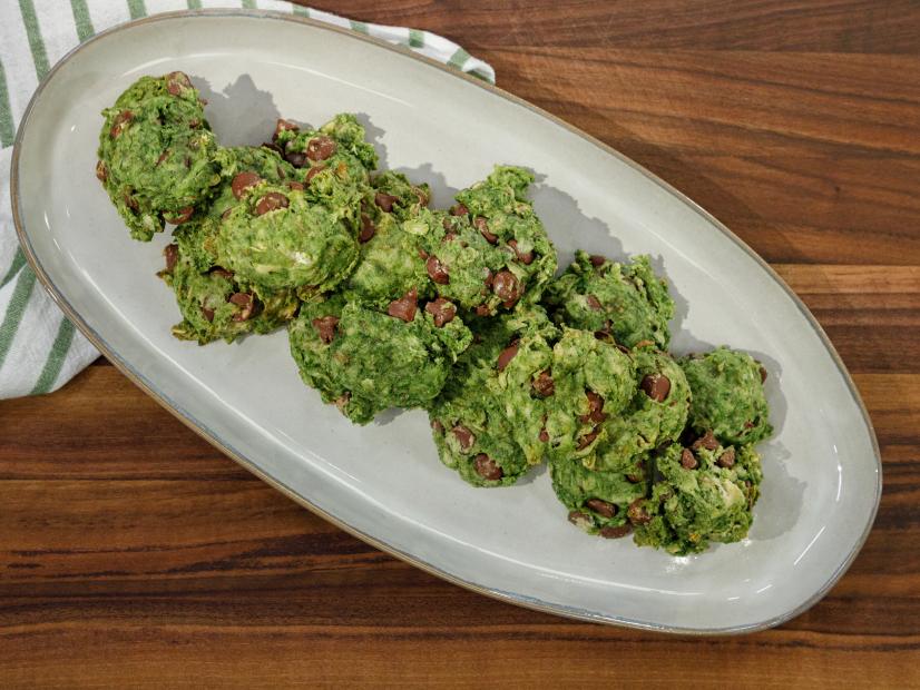 Matcha Chocolate Chip Cookies beauty, as seen on Food Network Kitchen Live.
