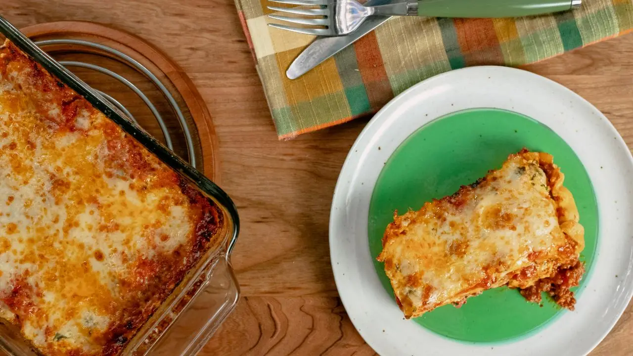 Loaf Pan Lasagna for Two